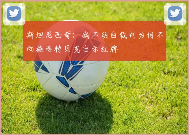 斯坦尼西奇：我不明白裁判为何不向施洛特贝克出示红牌
